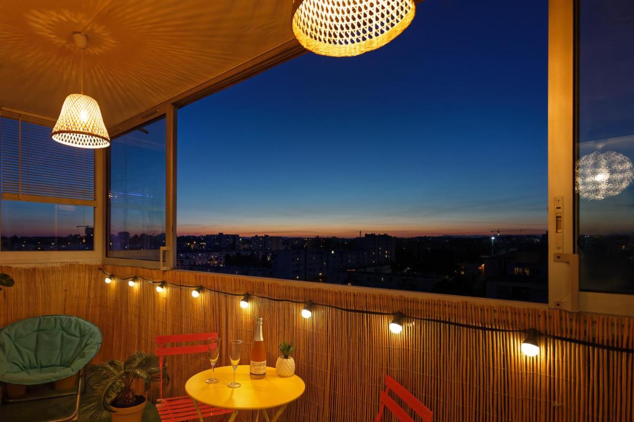 Smile Home-Nid Panoramique Vue Wow ! Spadeco - Loungezen - Terrasse Ensoleillee - Arrivee Autonome - Netflix - Emplacement Ideal - Lumineux - Renove A Neuf - Wifi Fibre - Montpellier Eksteriør billede